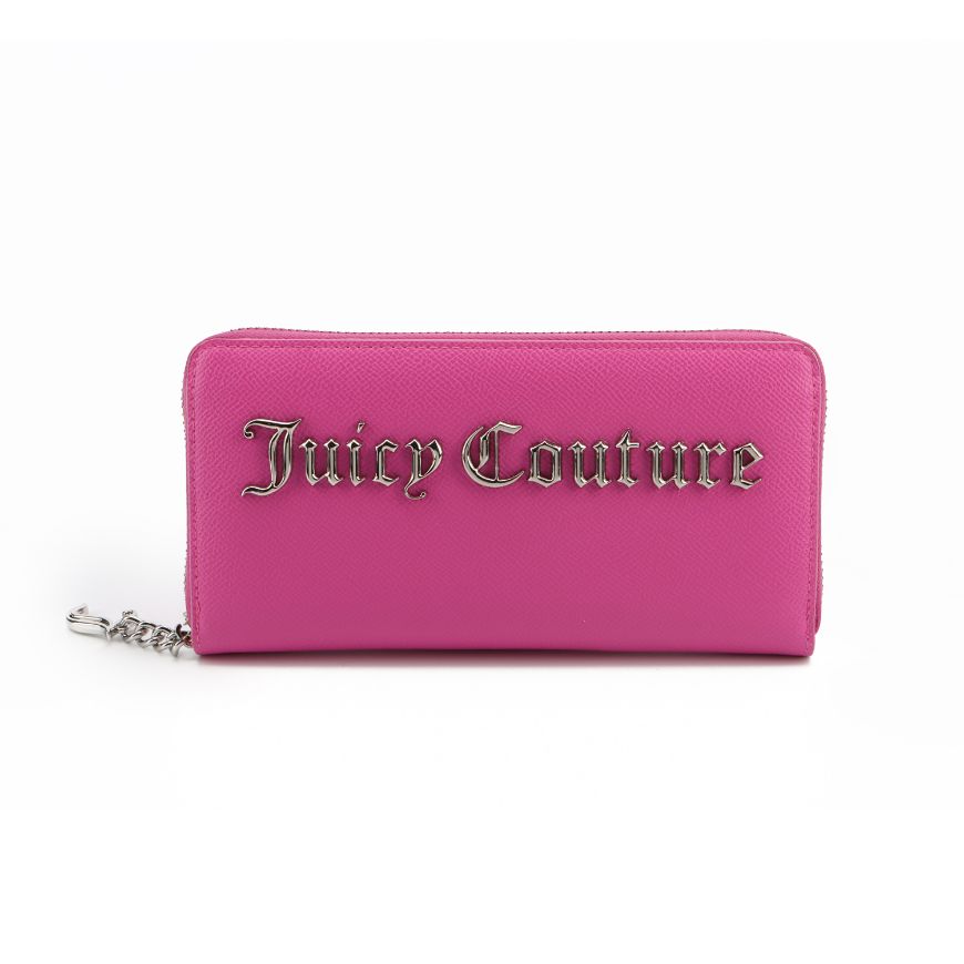 Picture of JUICY COUTURE WOMEN'S JASMINE LARGE ZIP WALLET SUPER PINK