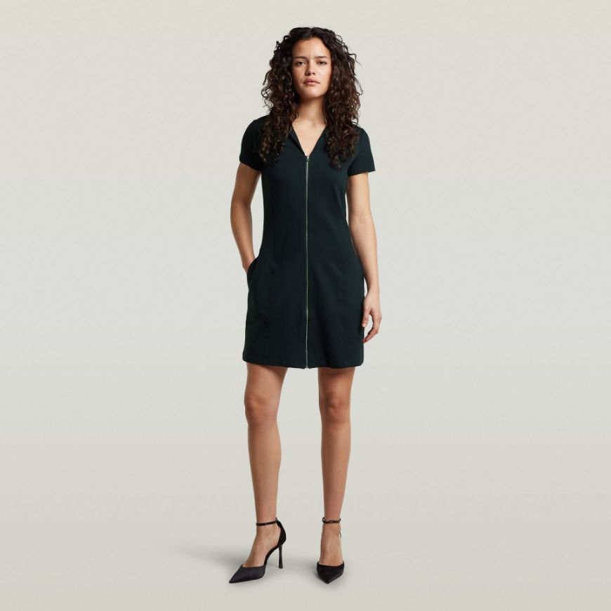 Снимка на G-STAR ДАМСКА РОКЛЯ SOFT SCULPT FIT FLARE DRESS В SALUTE