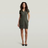 Снимка на G-STAR ДАМСКА РОКЛЯ SOFT SCULPT FIT FLARE DRESS В ASFALT 1