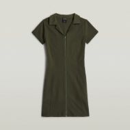 Снимка на G-STAR ДАМСКА РОКЛЯ SOFT SCULPT FIT FLARE DRESS В ASFALT 5