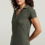 Снимка на G-STAR ДАМСКА РОКЛЯ SOFT SCULPT FIT FLARE DRESS В ASFALT 3