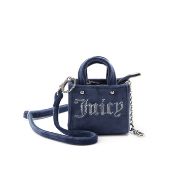 Picture of JUICY COUTURE WOMEN'S IRIS CHARM MICRO SHOPPER BAG GRAY BLUE 1