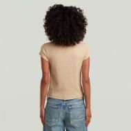 Снимка на G-STAR ДАМСКИ ТОП STRUCTURED BABY TOP В CREAM 2