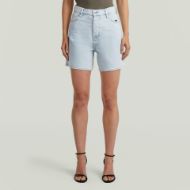 Снимка на G-STAR ДАМСКИ БЕРМУДИ JETT HIGH SHORTS CLEAN EDGE В BEACHED FADED BLUE GALENA 1