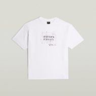 Picture of G-STAR MEN'S COORD GR RELAXED T-SHIRT IN WHITE 6