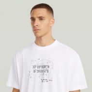 Picture of G-STAR MEN'S COORD GR RELAXED T-SHIRT IN WHITE 3