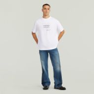 Picture of G-STAR MEN'S COORD GR RELAXED T-SHIRT IN WHITE 5