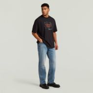 Picture of G-STAR MEN'S COORD GR RELAXED T-SHIRT IN DK BLACK 5