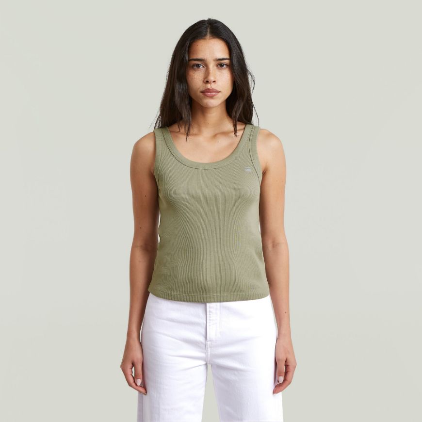 Снимка на G-STAR ДАМСКИ ТОП SLIM RIB TANK TOP LT ORPHUS