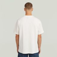 Picture of G-STAR MEN'S SLUB RELAXED T-SHIRT IN MILK 2