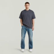 Picture of G-STAR MEN'S SLUB RELAXED T-SHIRT IN PETROL 4