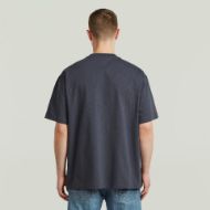 Picture of G-STAR MEN'S SLUB RELAXED T-SHIRT IN PETROL 2