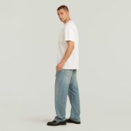 Picture of G-STAR MEN'S DISTRESSED ZIP POCKET T-SHIRT IN MILK 5