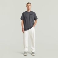 Picture of G-STAR MEN'S DISTRESSED ZIP POCKET T-SHIRT IN PETROL 4
