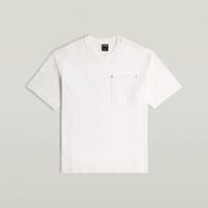 Picture of G-STAR MEN'S POCKET LOOSE T-SHIRT IN MILK 6