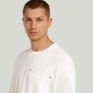 Picture of G-STAR MEN'S POCKET LOOSE T-SHIRT IN MILK 3
