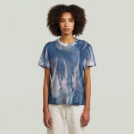 Снимка на G-STAR ДАМСКИ ТОП DENIM PRINT TOP DENIM FLAME AOP 1