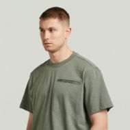 Picture of G-STAR MEN'S DISTRESSED ZIP POCKET T-SHIRT IN ORPHUS 3