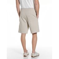 Picture of REPLAY MEN'S FLEECE SHORTS WITH R EMBROIDERY IN BONE 3