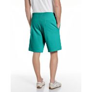 Снимка на REPLAY МЪЖКИ БЕРМУДИ FLEECE SHORTS WITH R EMBROIDERY В ИЗУМРУДЕНО 2