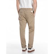 Снимка на REPLAY МЪЖКИ ПАНТАЛОНИ TAPERED FIT DOBBY TWILL TROUSERS WITH DARTS В КАФЕНО 3