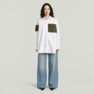 Снимка на G-STAR ДАМСКА РИЗА MULTIPOCKET SHIRT В WHITE 4