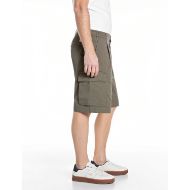 Снимка на REPLAY МЪЖКИ БЕРМУДИ REGULAR FIT TWILL CARGO SHORTS В ЗЕЛЕНО 2
