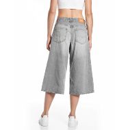 Снимка на REPLAY ДАМСКИ ДЕНИМ VIVYETTE WIDE FIT 12.OZ RECYCLED BLACK COTTON В СВЕТЛОСИВ 3