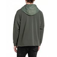 Снимка на REPLAY МЪЖКИ СУИТШЪРТ HALF-ZIP TECHNICAL HOODY В ЗЕЛЕНО 2
