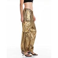 Снимка на REPLAY ДАМСКИ ПАНТАЛОНИ CREPE FOIL COATED CARGO TROUSERS В ЗЛАТИСТО 2