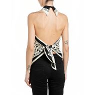 Снимка на REPLAY ДАМСКА РИЗА MIX ALL OVER PRINT BANDANA SHIRT В МАСЛЕНО/ЧЕРНО 2