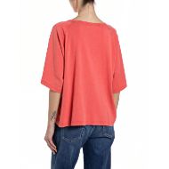 Снимка на REPLAY ДАМСКИ ТОП HOT DESERT RACING OVERSIZED JERSEY T-SHIRT В НАНТЪКЕТ ЧЕРВЕНО 2