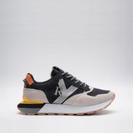 Picture of REPLAY MEN'S DEAN CIRCUS SNEAKERS IN BEIGE BLACK 1