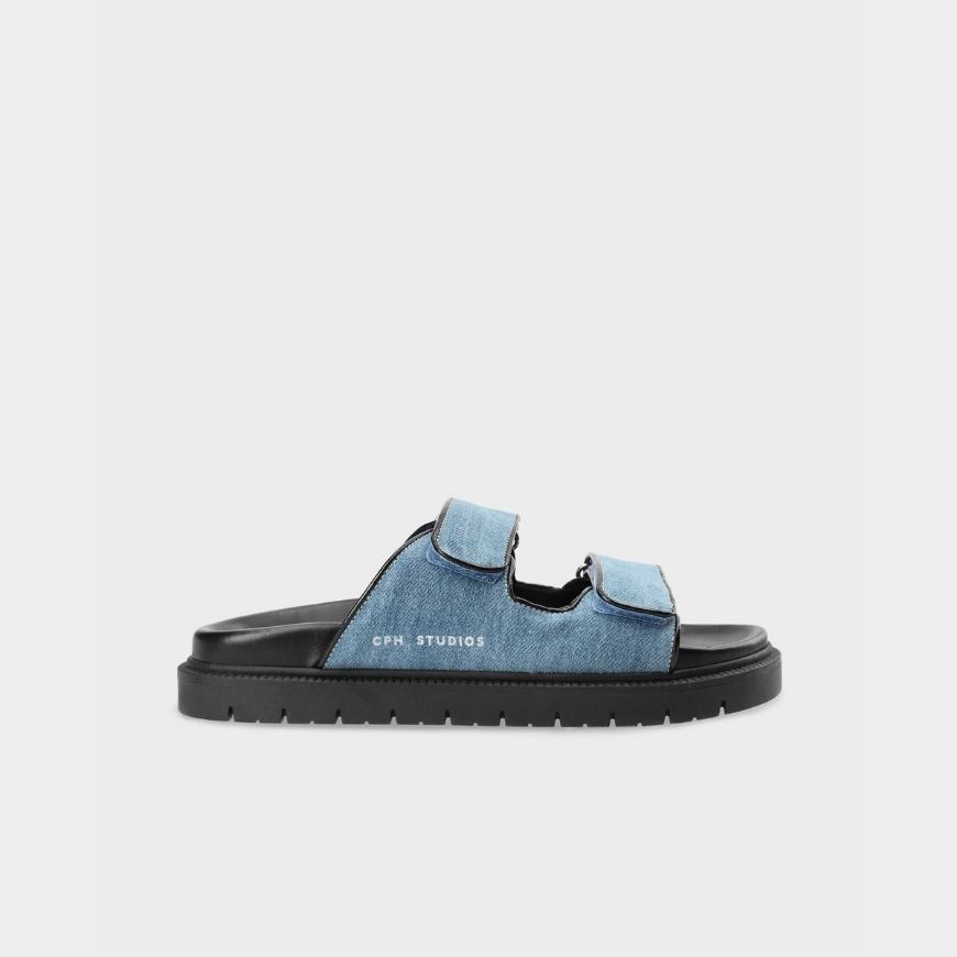 Снимка на COPENHAGEN ДАМСКИ САНДАЛИ CPH704 WASHED DENIM BLUE