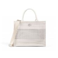 Picture of REPLAY WOMEN'S INTERLACE TOTE BAG IN OFF WHITE 1