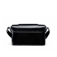 Picture of REPLAY WOMEN'S SHINY CROSSBODY BAG WITH PADLOCK IN SHINY BLACK 3