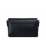 Picture of REPLAY WOMEN'S PLAIN PU CROSSBODY BAG WITH LOGO FASTENING IN BLACK 3