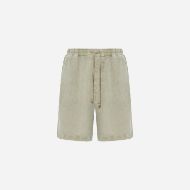 Picture of DIRTY LAUNDRY MEN'S REGULAR LINEN BERMUDA IN VINTAGE GREIGE 1