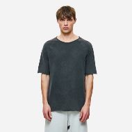 Picture of DIRTY LAUNDRY MEN'S THE RAGLAN SLUB T-SHIRT IN VINTAGE BLACK 1