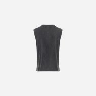 Picture of DIRTY LAUNDRY MEN'S SLUB TANK TOP WITH RAW EDGES IN VINTAGE BLACK 8