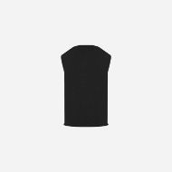 Picture of DIRTY LAUNDRY MEN'S SLUB TANK TOP WITH RAW EDGES IN BLACK 7