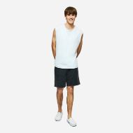 Picture of DIRTY LAUNDRY MEN'S SLUB TANK TOP WITH RAW EDGES IN WHITE 5