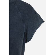 Picture of DIRTY LAUNDRY WOMEN'S CROPPED SLUB T-SHIRT IN VINTAGE BLUE 8