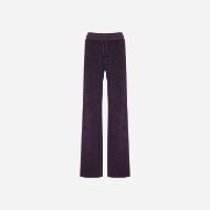 Picture of DIRTY LAUNDRY WOMEN'S SLIM TERRY TOWEL SWEATPANTS IN CURRANT 1