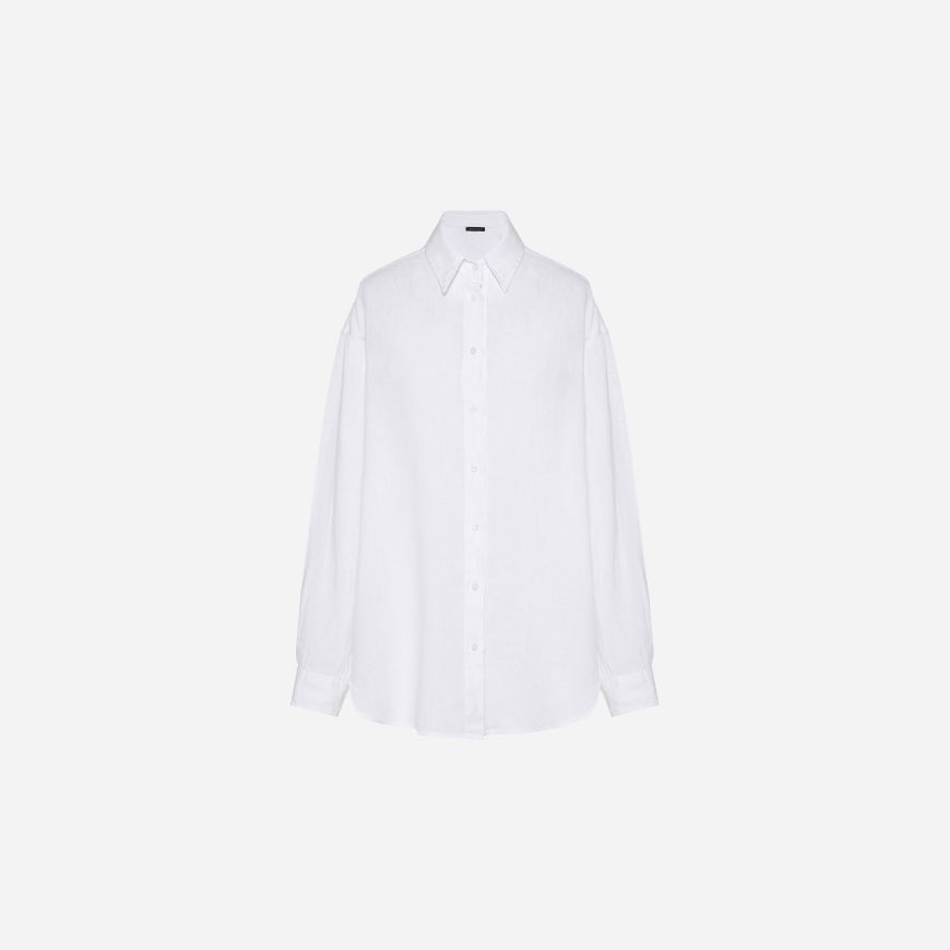 Picture of DIRTY LAUNDRY WOMEN'S LINEN SHIRT IN WHITE