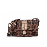 Picture of REPLAY WOMEN'S PRINTED CROSSBODY BAG WITH PADLOCK IN MONK'S ROBE 1