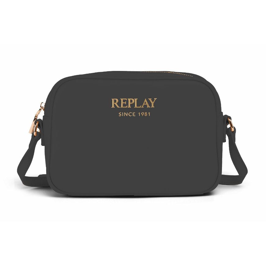 Снимка на REPLAY ДАМСКА ЧАНТА CAMERA BAG WITH LOGO В ЧЕРНО
