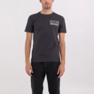 Picture of REPLAY MEN'S RACING PRODUCTS JERSEY T-SHIRT IN NEARLY BLACK 1