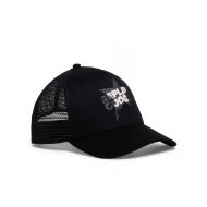 Picture of REPLAY UNISEX COTTON TWILL AND MESH CAP WITH PRINT IN BLACK 1
