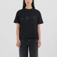 Снимка на REPLAY ДАМСКИ ТОП COTTON CREW-NECK T-SHIRT В ЧЕРНО 1